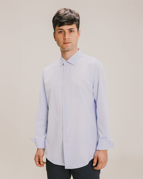 Camisa Fit Slim Azul